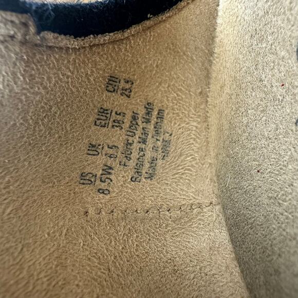 Life Stride soft system black lacer cut cork wedge size 8.5 W - Picture 3 of 8